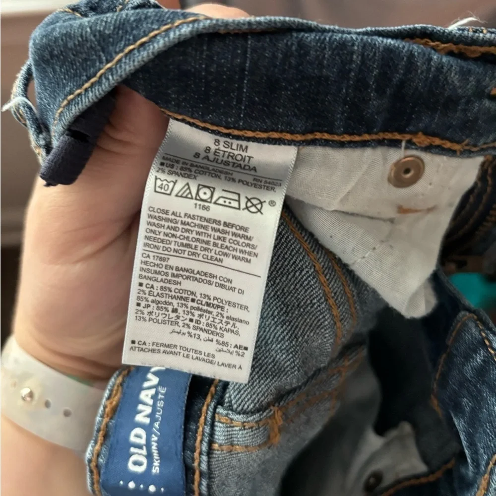 Old Navy girls skinny jeans size 8